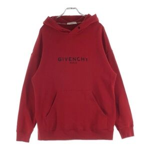 GIVENCHY Paris Red Hoodie Size L